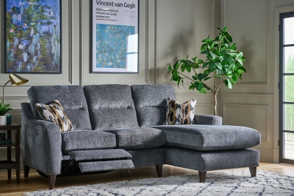 Ace Fabric Reclining Motion Chaise Lounger Sofa Ace Fabric Reclining Motion Chaise Lounger Sofa