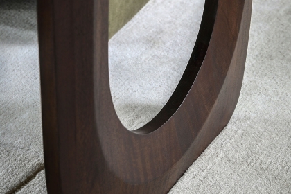 Gallery Direct Arc Walnut Mango Wood 200cm Dining Table Set with Bench & x2 Holm Chairs Gallery Direct Arc Walnut Mango Wood 200cm Dining Table Set with Bench & x2 Holm Chairs