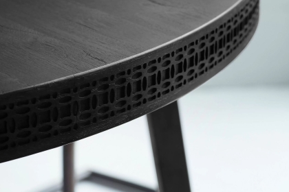 Gallery Direct Boho Boutique Round Dining Table Set & 4 Edington Chairs Gallery Direct Boho Boutique Round Dining Table Set & 4 Edington Chairs