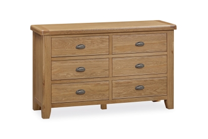 Tewkesbury Smoked Oak 6 Drawer Chest of Drawers Tewkesbury Smoked Oak 6 Drawer Chest of Drawers