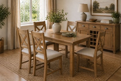 Tewkesbury Smoked Oak 150-200cm Extending Dining Table Tewkesbury Smoked Oak 150-200cm Extending Dining Table