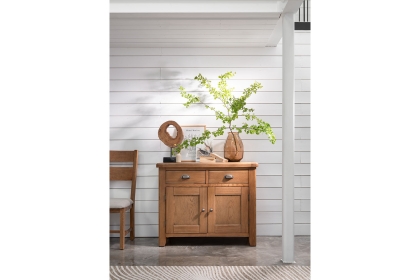 Tewkesbury Smoked Oak Narrow Sideboard Tewkesbury Smoked Oak Narrow Sideboard