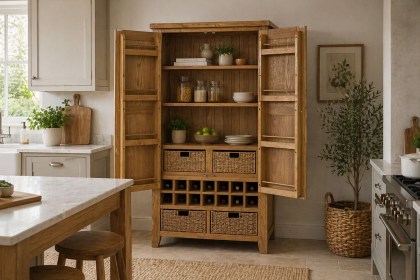 Tewkesbury Smoked Oak Kitchen Larder Unit Tewkesbury Smoked Oak Kitchen Larder Unit