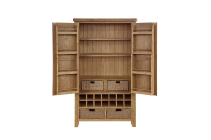 Tewkesbury Smoked Oak Kitchen Larder Unit Tewkesbury Smoked Oak Kitchen Larder Unit