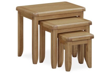 Tewkesbury Smoked Oak Nest of Tables Tewkesbury Smoked Oak Nest of Tables