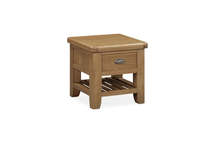 Tewkesbury Smoked Oak Lamp Table Tewkesbury Smoked Oak Lamp Table