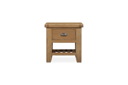 Tewkesbury Smoked Oak Lamp Table Tewkesbury Smoked Oak Lamp Table