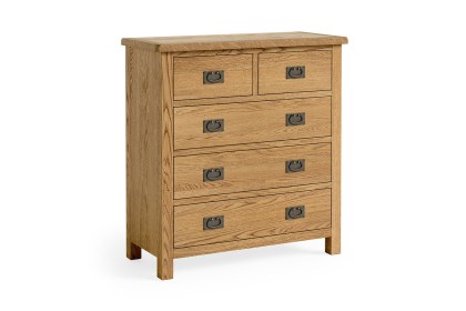 Salisbury Lite Oak 2 Over 3 Chest of Drawers Salisbury Lite Oak 2 Over 3 Chest of Drawers