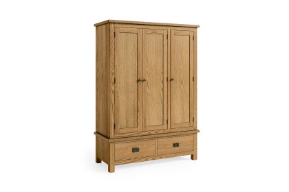 Salisbury Lite Oak Triple Wardrobe Salisbury Lite Oak Triple Wardrobe