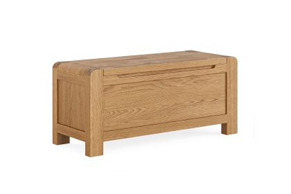 Bergen Solid Oak Blanket Box Bergen Solid Oak Blanket Box