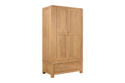 Bergen Solid Oak Gents Wardrobe Bergen Solid Oak Gents Wardrobe