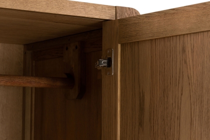 Bergen Solid Oak Triple Wardrobe Bergen Solid Oak Triple Wardrobe