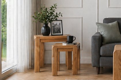 Bergen Oak Nest of Tables Bergen Oak Nest of Tables