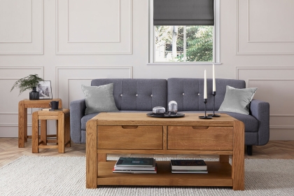 Bergen Solid Oak Coffee Table Bergen Solid Oak Coffee Table