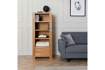 Bergen Solid Oak Tower Unit Bookcase Bergen Solid Oak Tower Unit Bookcase