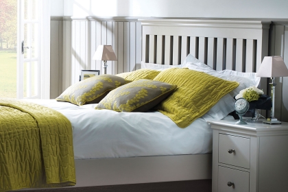 Bordeaux Painted Cotton Bed Frame Bordeaux Painted Cotton Bed Frame