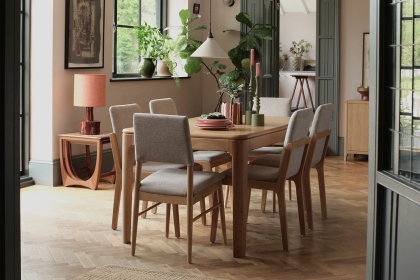 G Plan Maddison Oak 160-200cm Extending Dining Table Set & 6 Chairs G Plan Maddison Oak 160-200cm Extending Dining Table Set & 6 Chairs