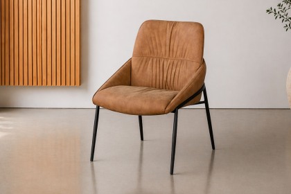 Jackson PU Leather Dining Chair in Tan Jackson PU Leather Dining Chair in Tan