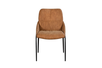 Jackson PU Leather Dining Chair in Tan Jackson PU Leather Dining Chair in Tan