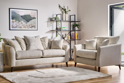Milly Fabric Snuggler Love Chair Milly Fabric Snuggler Love Chair
