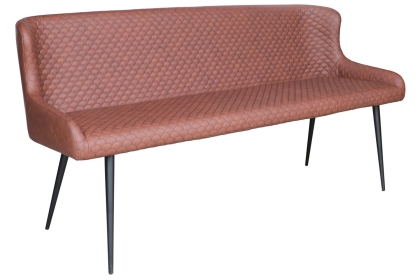 Heron Industrial Bench in Tan PU Heron Industrial Bench in Tan PU