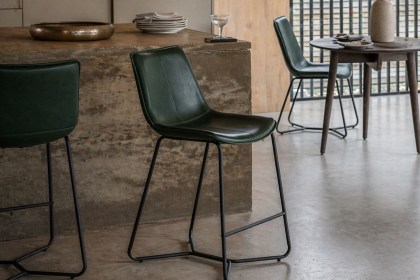 Gallery Direct Set of 2 Hawking Bar Stool in Green Gallery Direct Set of 2 Hawking Bar Stool in Green
