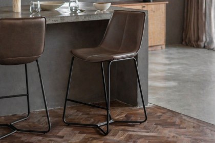Gallery Direct Set of 2 Hawking Bar Stool in Ember Gallery Direct Set of 2 Hawking Bar Stool in Ember