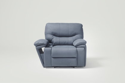 Quantum Cinematic Power Recliner Armchair with Headrest and iTable Arm Quantum Cinematic Power Recliner Armchair with Headrest and iTable Arm