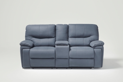 Quantum Cinematic 2 Seater Power Recliner Sofa with Headrest and iTable Console Quantum Cinematic 2 Seater Power Recliner Sofa with Headrest and iTable Console