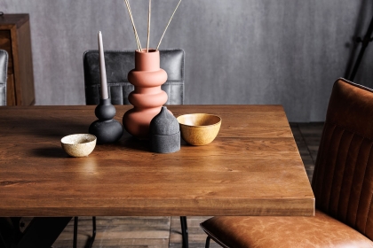 Soho Solid Oak 200cm Holburn Star Base Dining Table Set + 4 Cooper Grey Chairs + Cooper Tan Bench Soho Solid Oak 200cm Holburn Star Base Dining Table Set + 4 Cooper Grey Chairs + Cooper Tan Bench