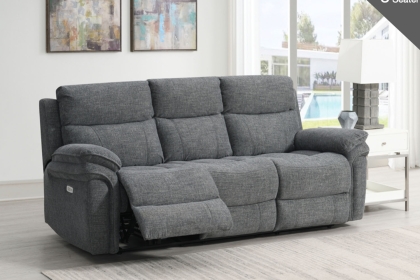 Harrow 3 Seater Sofa Electric Recliner in Dark Grey Harrow 3 Seater Sofa Electric Recliner in Dark Grey