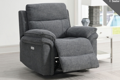 Harrow Chair Electric Recliner in Dark Grey Harrow Chair Electric Recliner in Dark Grey