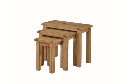 Kilmore Oak Nest of 3 Tables Kilmore Oak Nest of 3 Tables