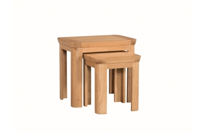 Treviso Oak Nest of 2 Tables Treviso Oak Nest of 2 Tables