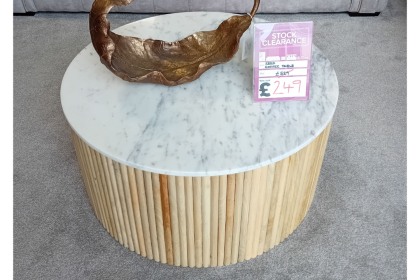 Ex-Display St Austell - Reed Mango Wood Coffee Table Ex-Display St Austell - Reed Mango Wood Coffee Table