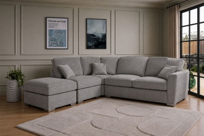 Fantasy L Shape Corner Chaise Sofa With Standard Back Fantasy L Shape Corner Chaise Sofa With Standard Back