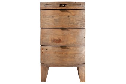 Bermuda Reclaimed Wood 3 Drawer Bedside Table Bermuda Reclaimed Wood 3 Drawer Bedside Table