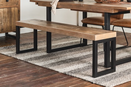 Nixon Reclaimed Wood 140cm Bench Nixon Reclaimed Wood 140cm Bench