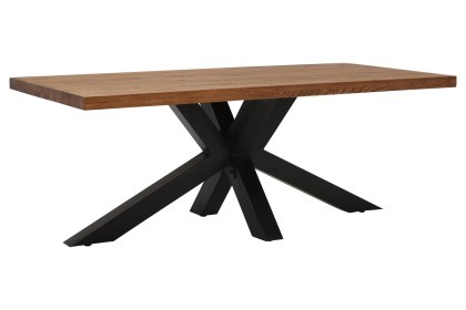 Soho Solid Oak 200cm Holburn Star Base Dining Table Soho Solid Oak 200cm Holburn Star Base Dining Table