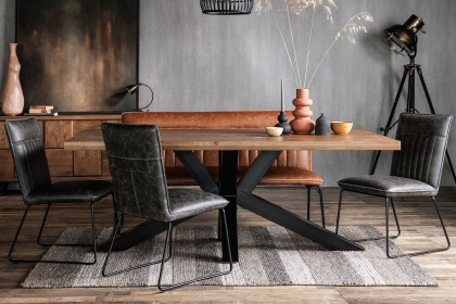 Soho Solid Oak 200cm Holburn Star Base Dining Table Soho Solid Oak 200cm Holburn Star Base Dining Table