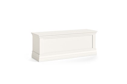 Burgundy Painted Coconut Milk Blanket Box Burgundy Painted Coconut Milk Blanket Box
