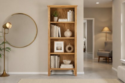 Bath Oak Slim Bookcase Bath Oak Slim Bookcase