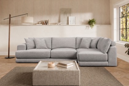 Niki Fabric Medium 4 Seater Corner Sofa Group Niki Fabric Medium 4 Seater Corner Sofa Group