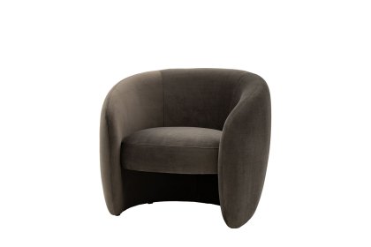 Gallery Direct Curvo Armchair in Espresso Gallery Direct Curvo Armchair in Espresso