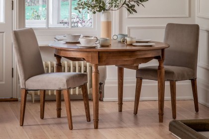 Gallery Direct Highgrove 120-160cm Round Extending Dining Table Gallery Direct Highgrove 120-160cm Round Extending Dining Table