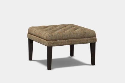 Tetrad Mackenzie Harris Tweed Buttoned Stool Tetrad Mackenzie Harris Tweed Buttoned Stool