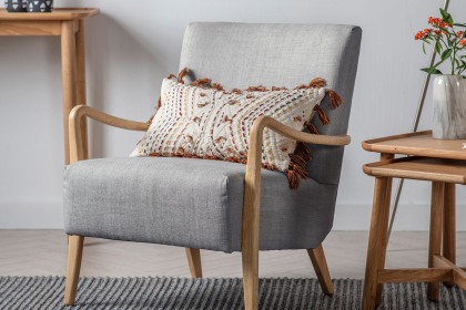 Gallery Direct Chedworth Armchair in Charcoal Fabric Gallery Direct Chedworth Armchair in Charcoal Fabric