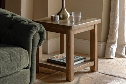 Gallery Direct Hardwick Smoked Oak Side Table Gallery Direct Hardwick Smoked Oak Side Table