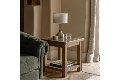 Gallery Direct Hardwick Smoked Oak Side Table Gallery Direct Hardwick Smoked Oak Side Table