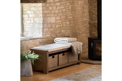 Gallery Direct Hardwick Smoked Oak Hall Bench Gallery Direct Hardwick Smoked Oak Hall Bench